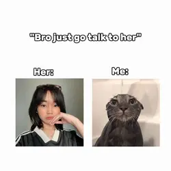 Just talk to her