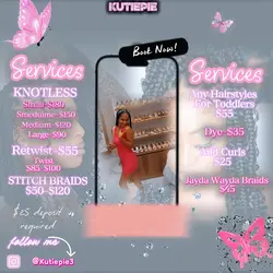 Hair Nails Flyers 