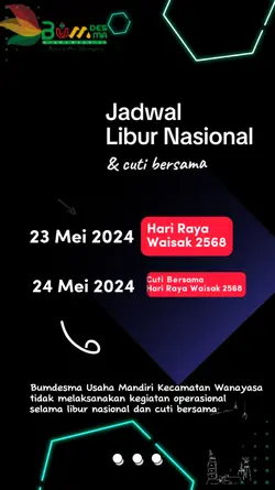 Pengumuman libur