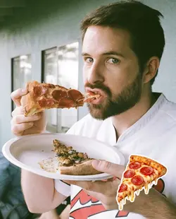 comer pizza é bom