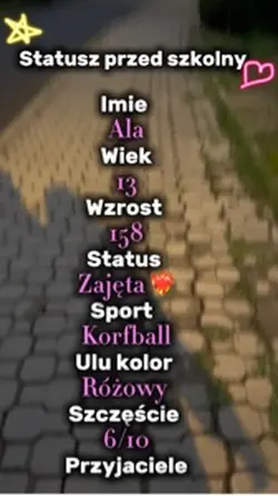 Status przed szkoln