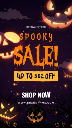 Spooky sale