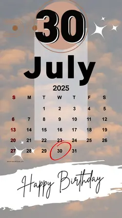 hbd 30 july 2025