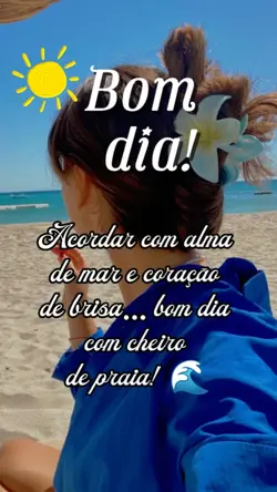 bom dia de praia