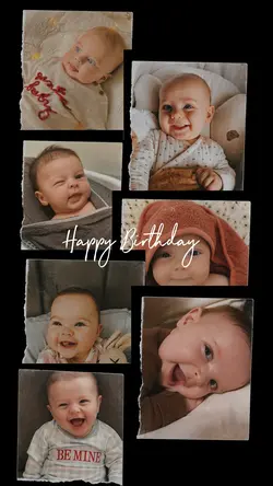 Birthday baby.