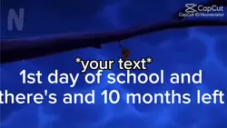1st day of school