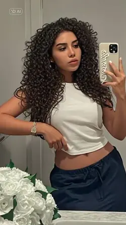 Curly hair