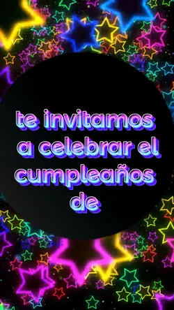 invitación cumpleaño