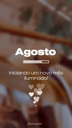 Bem-vindo agosto
