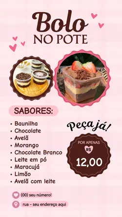 Bolo no Pote