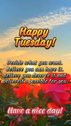 HAPPY TUESDAY!