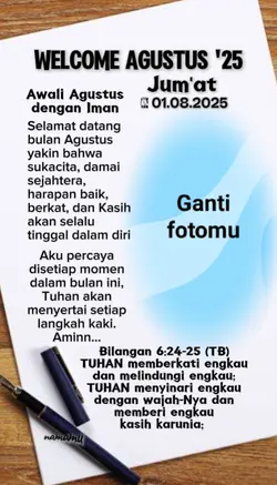 Welcome Agustus 