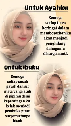 untuk ayah dan ibu k