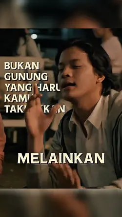 bukan gunung yang 