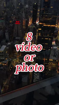 8 video or photo 