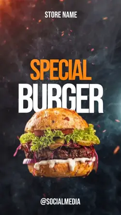 Burger poster