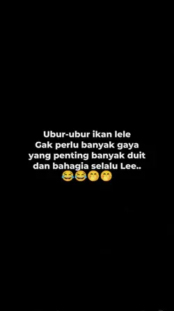 Yg penting bnyk duit