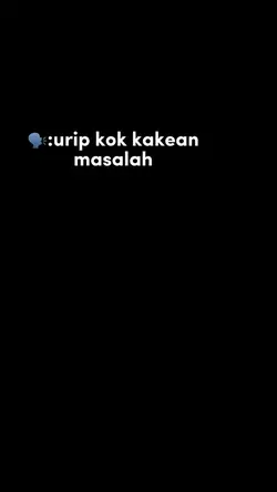 Urip kakean masalah