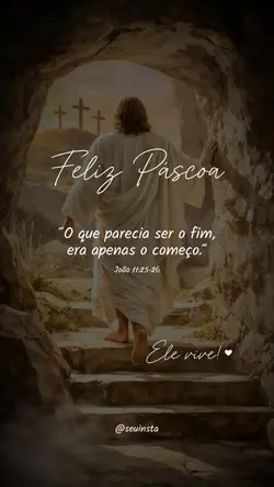 Feliz Páscoa 🙏🏼