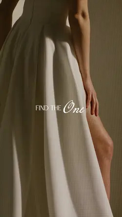 Wedding dress promo