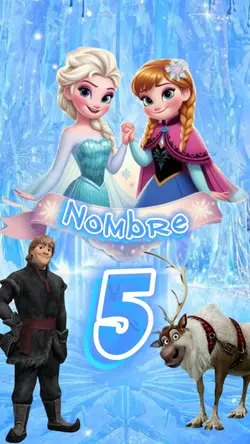 invitación Frozen