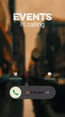 Events is calling