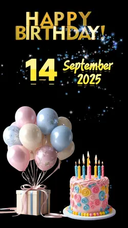 birthday 14 Sep 2025
