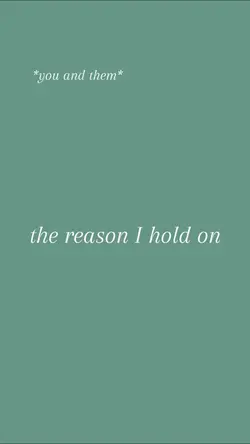hold on