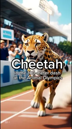 Cheetah in Olympics