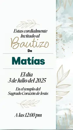 BAUTIZO AZUL 