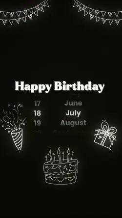 18 July 2025birthday