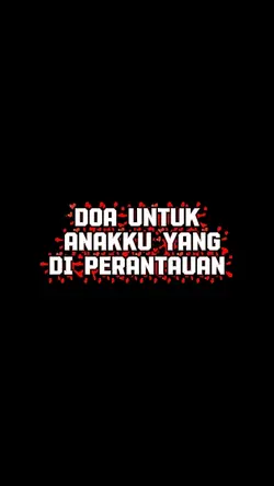 Doa untuk anakku