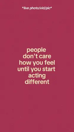 Acting Different. 