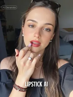 Applying Lipstick AI