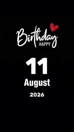 Hbd 11 August 2026