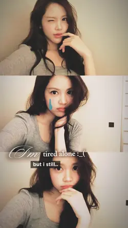 im tired alone.. but