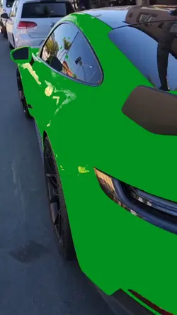porsche Green screen