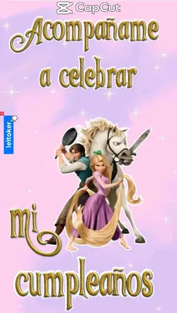 Rapunzel Invitación 