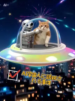 AI宇宙人に誘拐される事件
