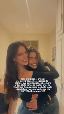 parabéns amiga 
