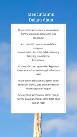 dalam diam