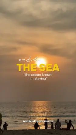 with the sea 