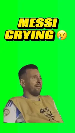 Messi crying