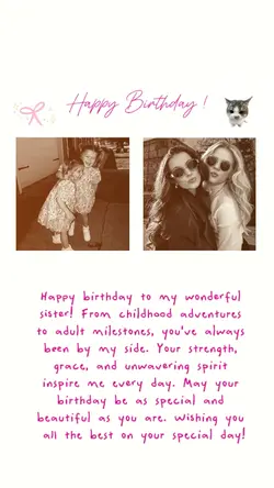 BIRTHDAY SISTER 