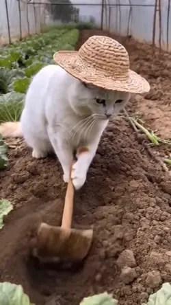 Farmer ai cat funny 