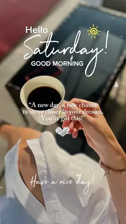 Hello Saturday ☕️