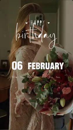 HBD GIRL 6 FEBRUARY 