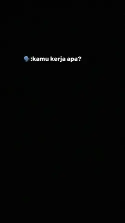 kamu kerja apa?
