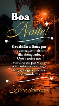 Boa noite!