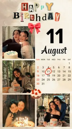 Birthday 11 August